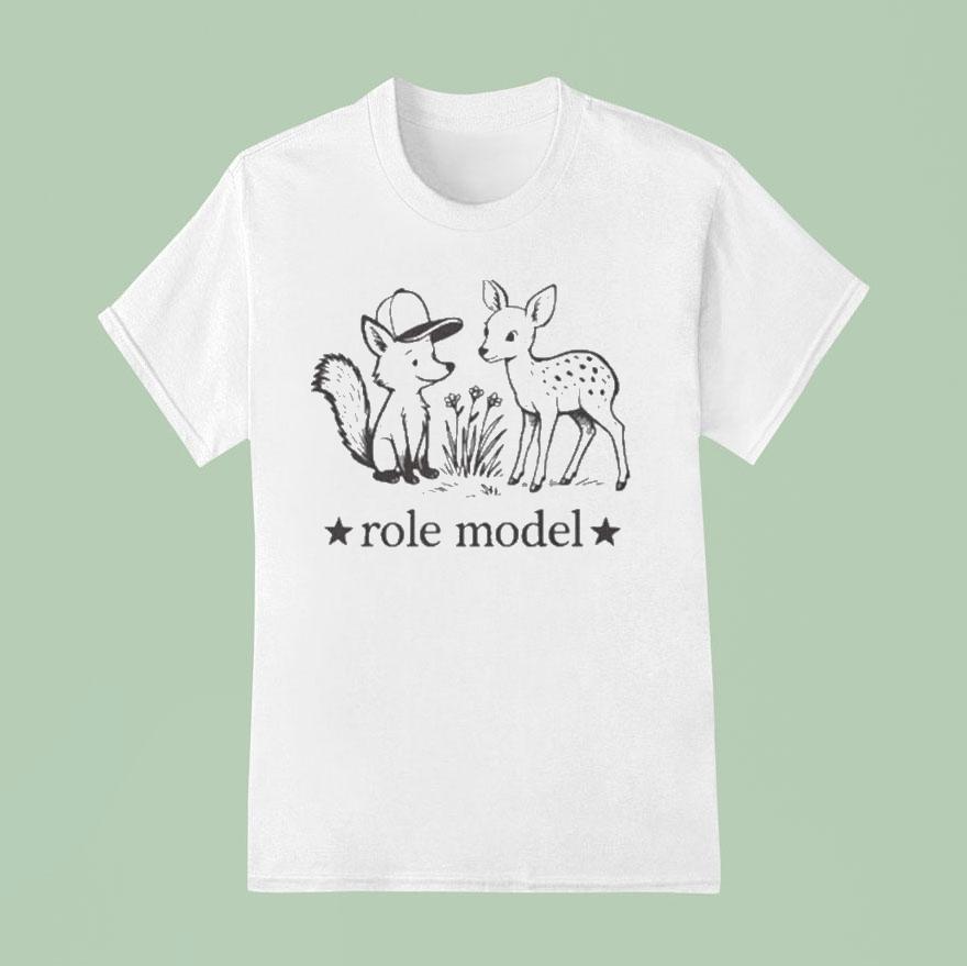 Role Model Fox And Deer S T Shirt