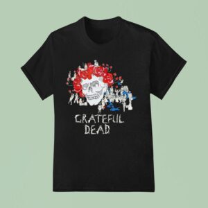 Rotter And Friends Grateful Dead Skull T Shirt