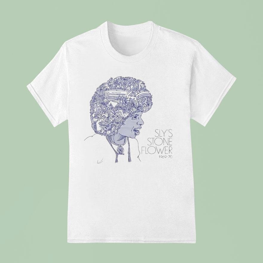 Rotter And Friends Sly Stone Flower T Shirt