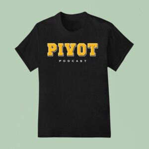 Ryan Clark Wearing Pivot Podcas T Shirt