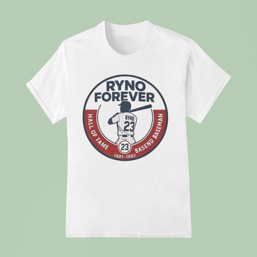 Ryne Sandberg Hall Of Fame Basend Baseman T Shirt
