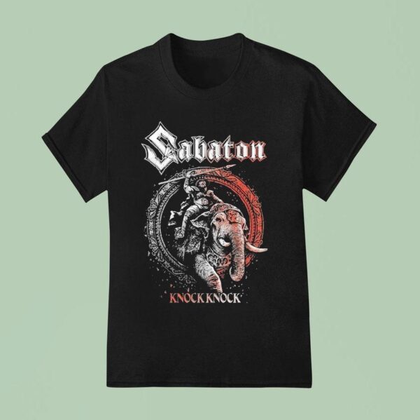 Sabaton Knock Knock Elephan T Shirt