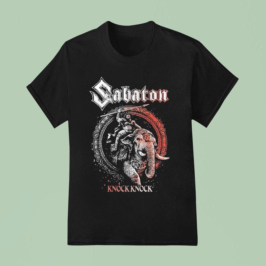 Sabaton Knock Knock Elephan T Shirt