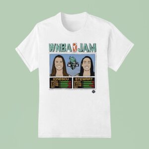 Sabrina Ionescu And Breanna Stewart New York Liberty Wnba Jam T Shirt