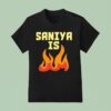 Sabrina Lonescu Wearing Saniya Is Fire T Shirt