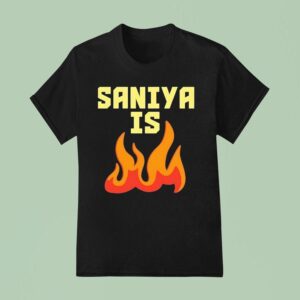 Sabrina Lonescu Wearing Saniya Is Fire T Shirt