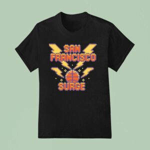 San Francisco Surge Basketball Pixel T Shirt