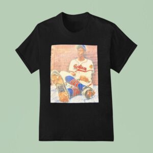 Satchel Paige Cleveland Indians Baseball Drawing T Shirt