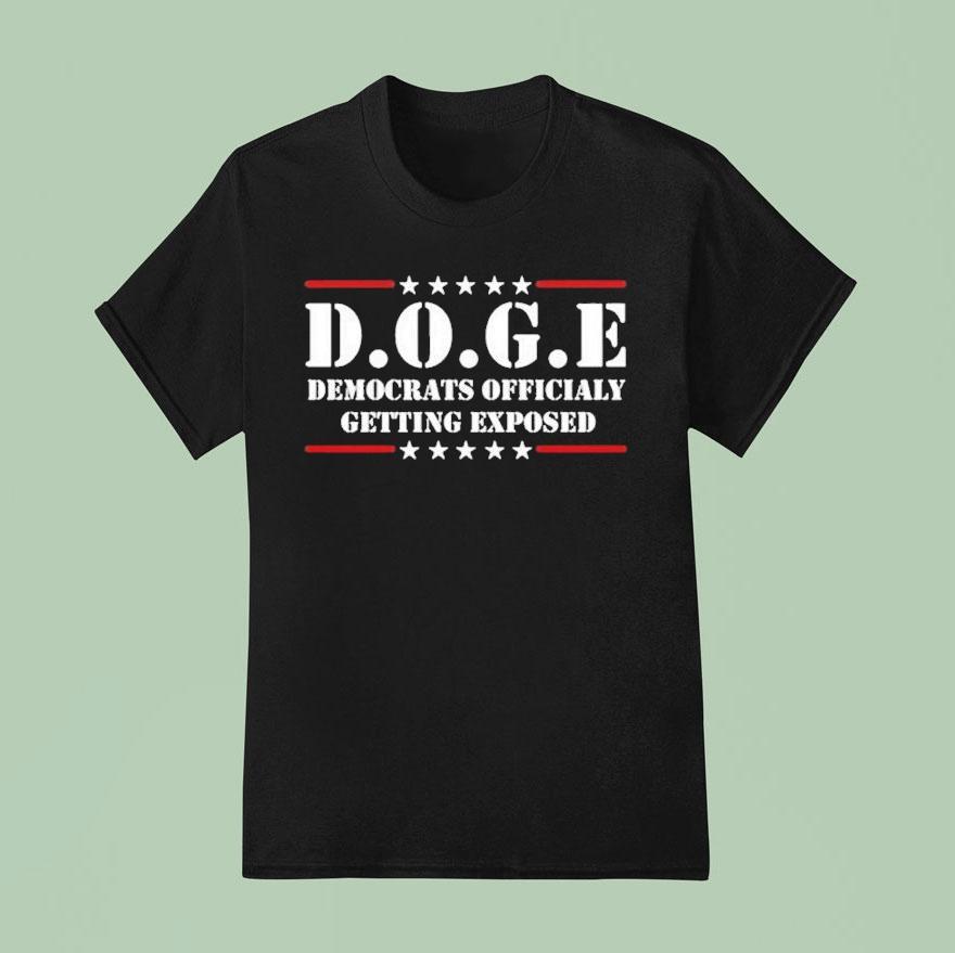 Scott Presler Doge Democrats Ly Getting Exposed T Shirt