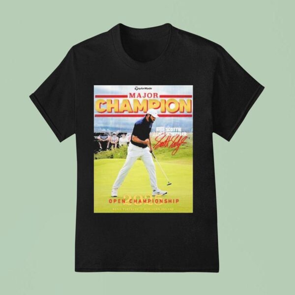 Scottie Scheffler Claimed Second Major Of The Season Is Champion Golfer Of The Year T Shirt