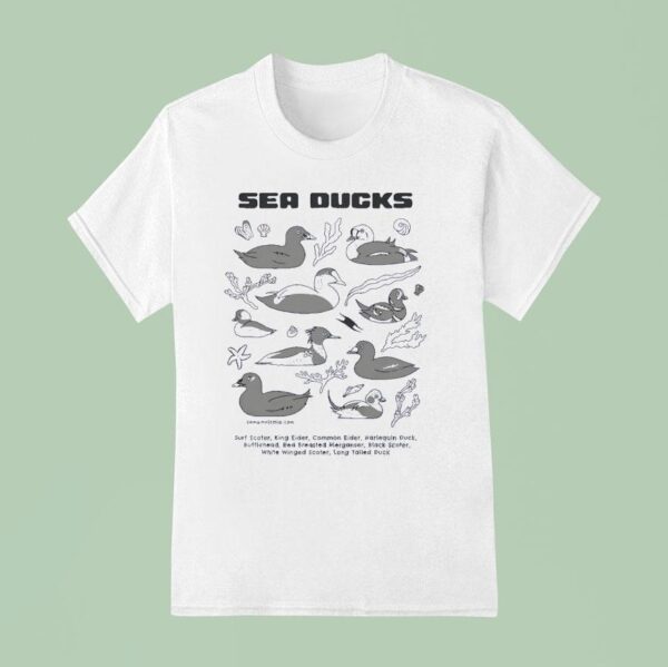 Sea Ducks Surf Scoter King Eider Common Eider Harlequin Duck T Shirt