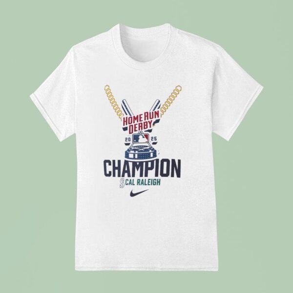 Seattle Mariners Cal Raleigh Home Run Derby Champion T Shirt