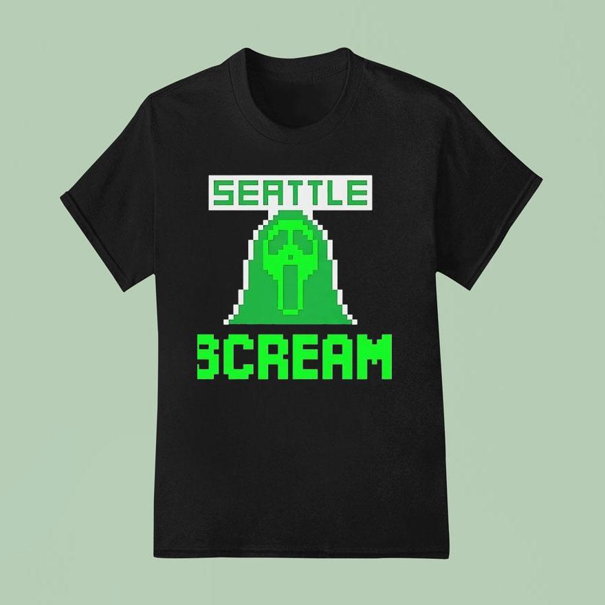 Seattle Scream Pixel T Shirt