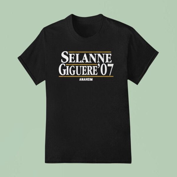 Selanne Giguere Anaeim T Shirt