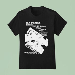 Sex Pistols Manchester Lesser Free Trade Hall T Shirt