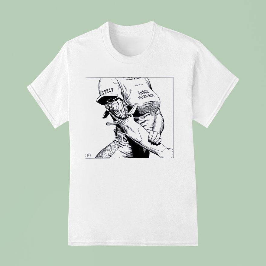 Shadowrun Shock Hazard T Shirt