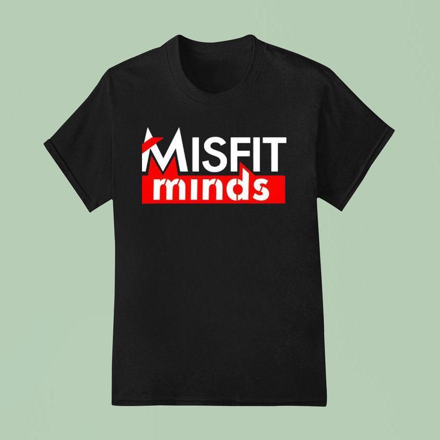 Shaggers Misfit Minds Logo T Shirt