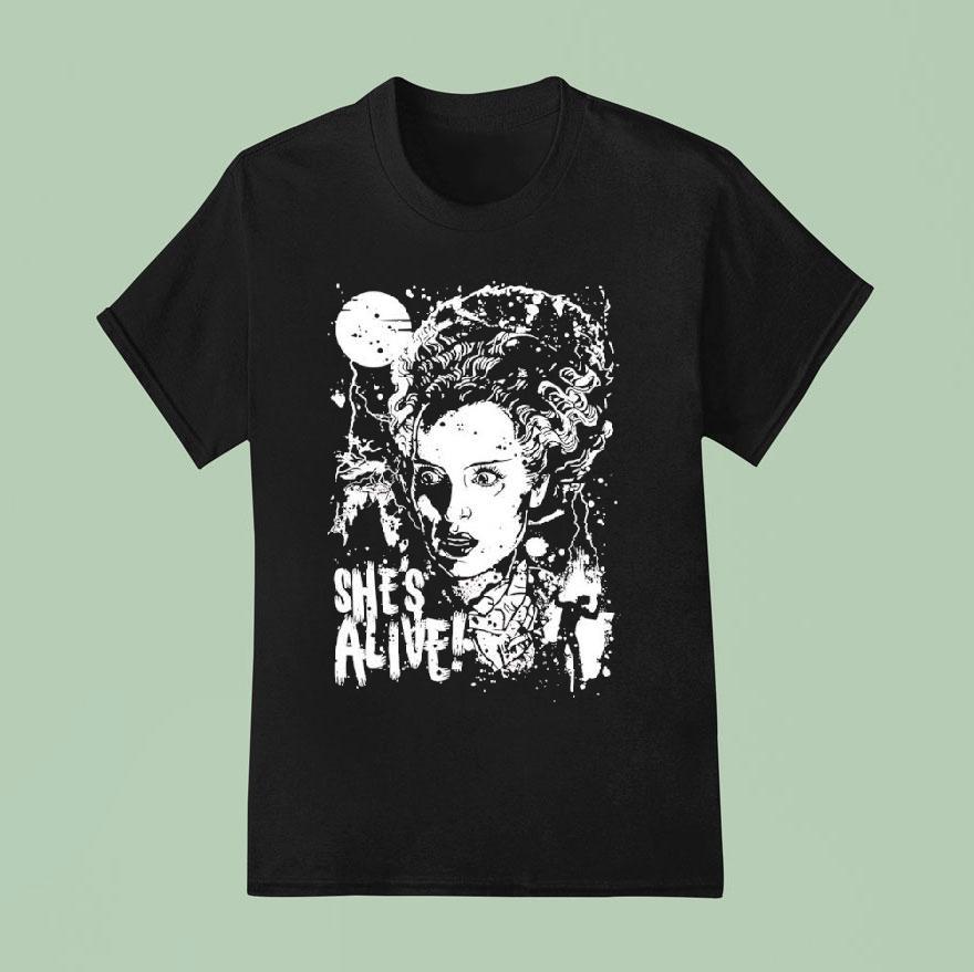 She S Alive A Part Of The Arinesart Monster Collection Collection T Shirt