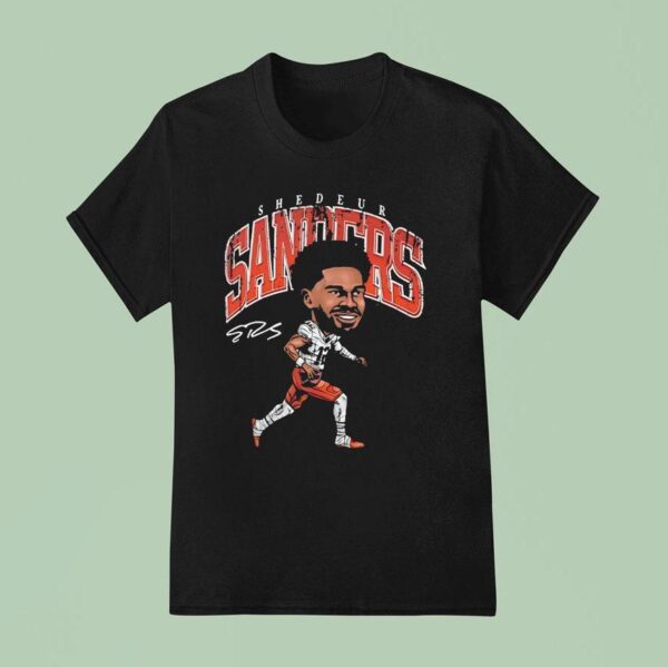 Shedeur Sanders Cleveland Browns Football Signature T Shirt