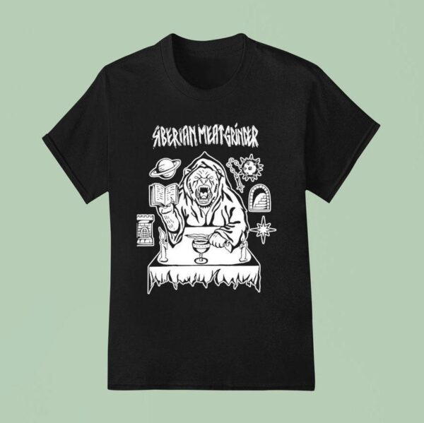 Siberian Meat Grinder Immolate Them All Bear T Shirt