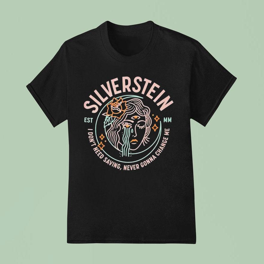 Silverstein Third Eye I Don T Need Saving Never Gonna Change Me T Shirt