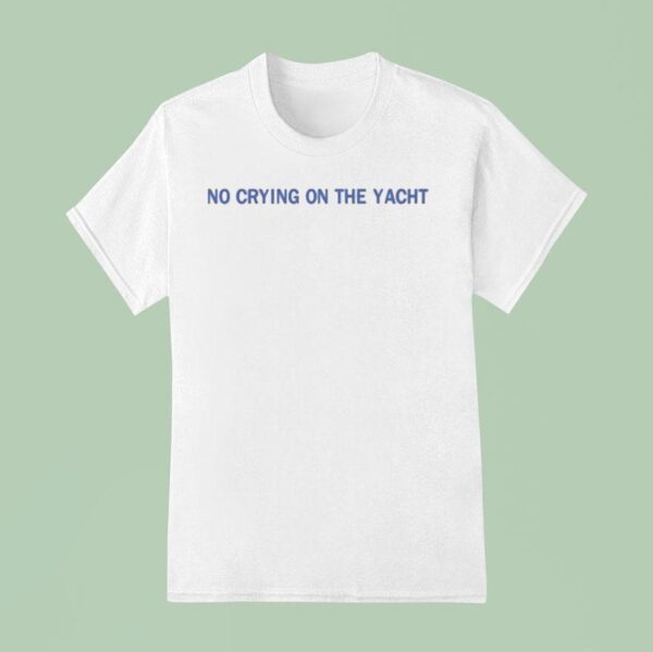 Simone Biles Wearing No Crying On The Yach T Shirt
