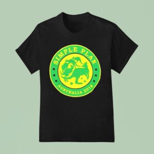 Simple Plan Australia Tour Kangaroo T Shirt