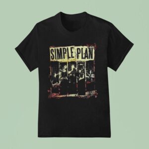 Simple Plan Get Your Heart On Australian Tour T Shirt