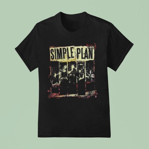 Simple Plan Get Your Heart On Australian Tour T Shirt