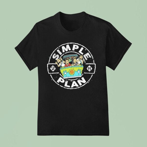 Simple Plan Mystery Machine Tour T Shirt