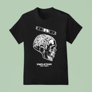 Simpletons Est Skull T Shirt