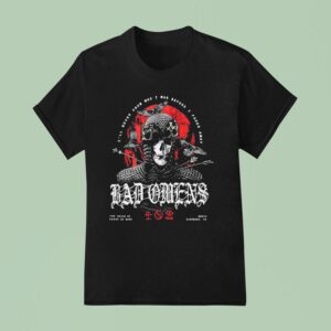 Skeleton Bad Omens The Death Of Peace Of Mind Medieval King T Shirt