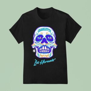 Skull Charlotte Hornets Los Hornets T Shirt