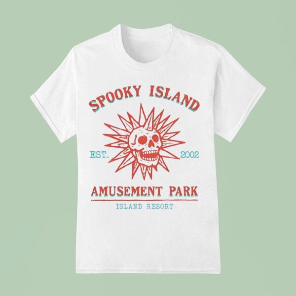 Skull Spooky Island Amusement Park Est T Shirt