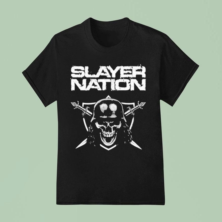 Slayer Slayer Nation T Shirt