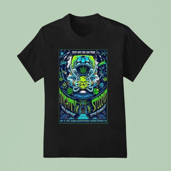 Slightly Stoopid Step Into The Sun Tour Azura Amphitheater In Bonner Springs Ks July T Shirt