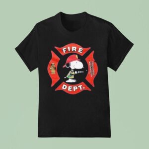 Snoopy Fire Department Masco T Shirt