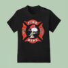 Snoopy Fire Dept Logo Parody T Shirt