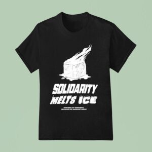 Solidarity Melts Ice New York City Democratic Socialists Of America T Shirt