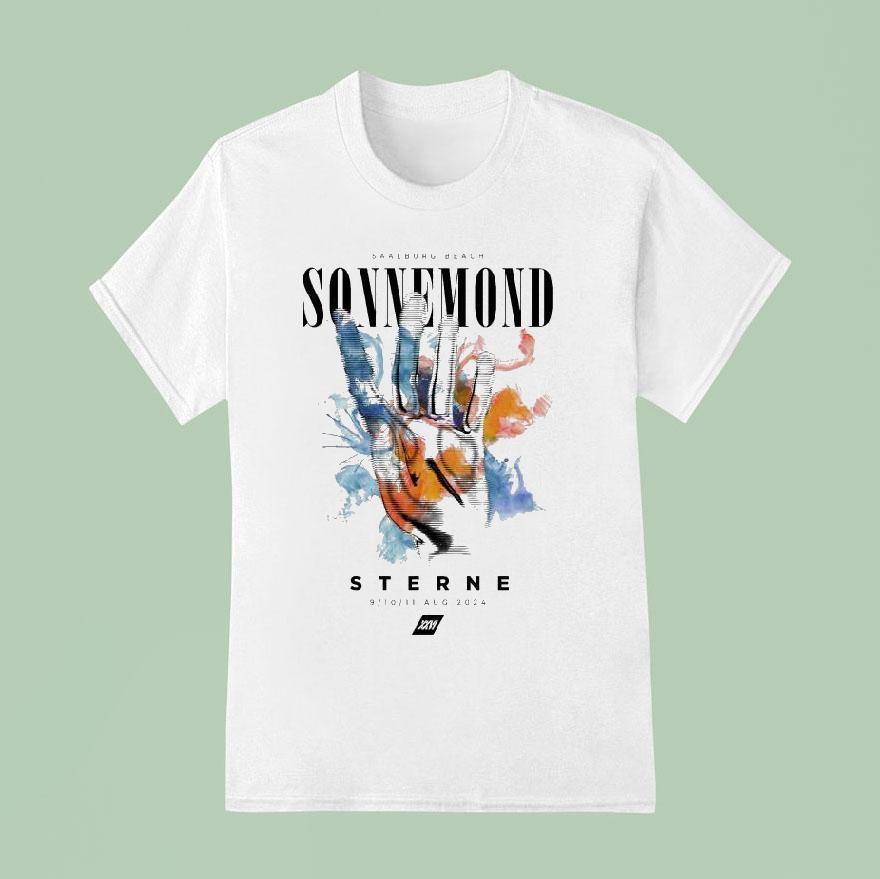Sonnemondsterne Festival Sterne Aqua T Shirt