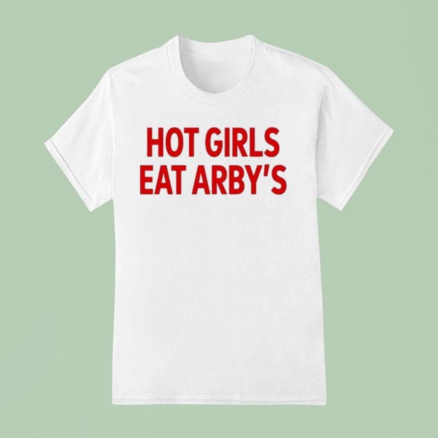 Sophie Cunningham Wearing Hot Girls Eat Arby S T Shirt