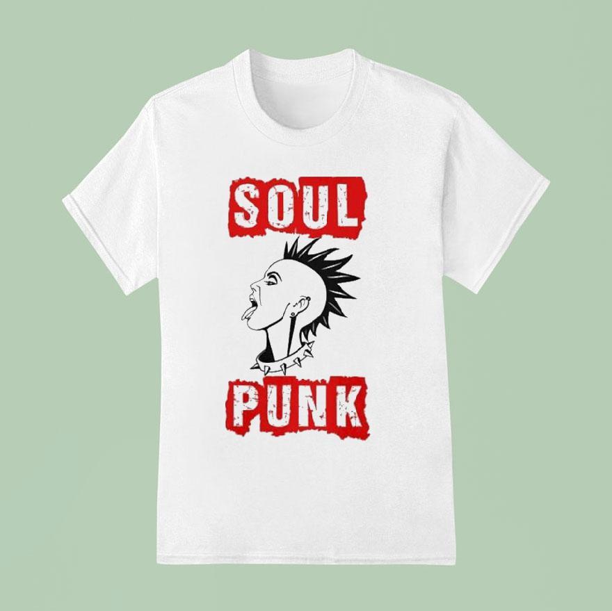 Soul Punk Girl Head T Shirt