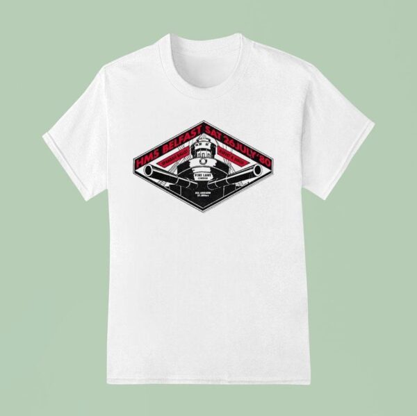 Spandau Ballet Hms Belfast Buffet And Disco T Shirt