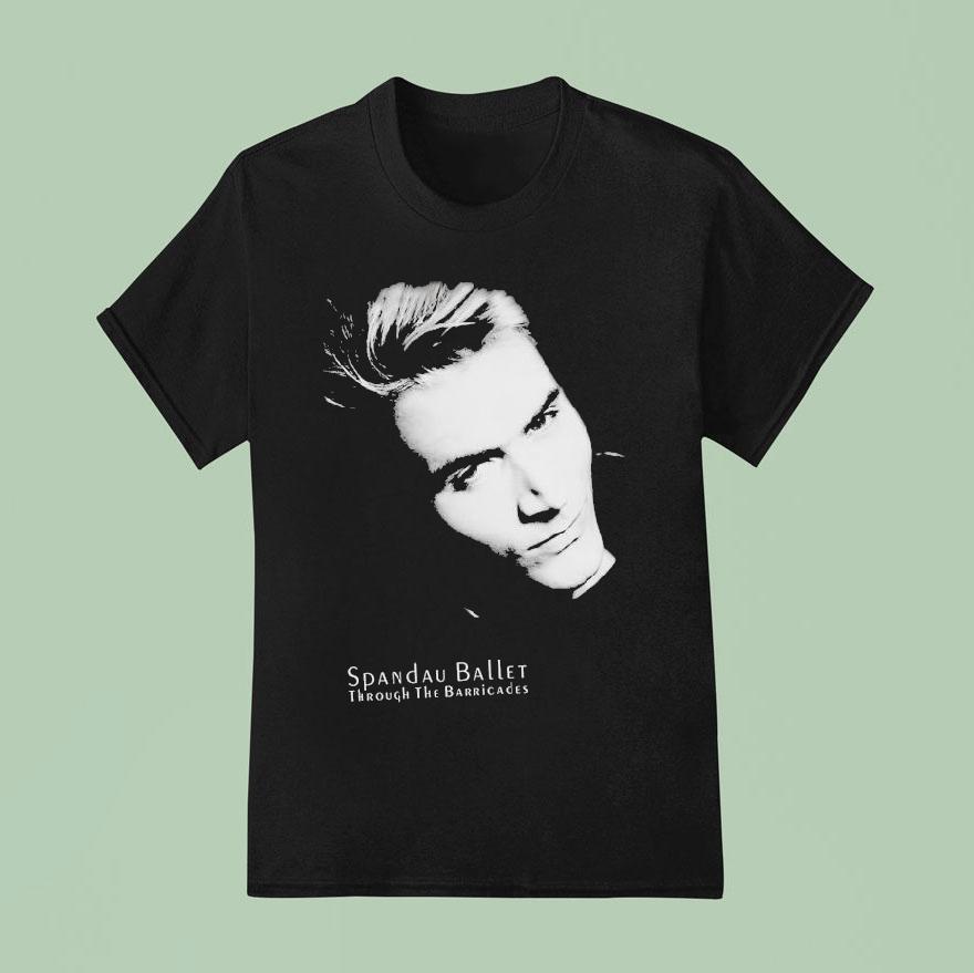 Spandau Ballet Steve Norman Through The Barricades Iconic Photo T Shirt