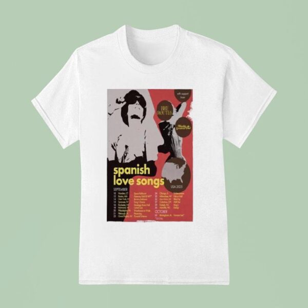 Spanish Love Songs September Usa Tour Dates T Shirt