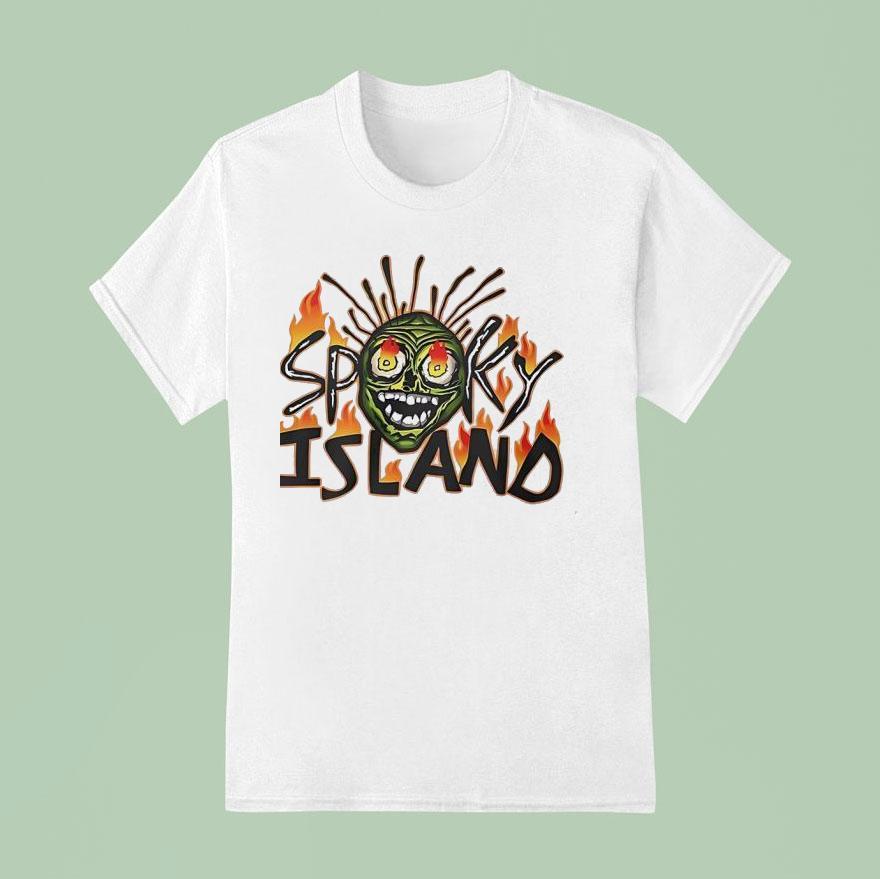 Spooky Island Monster T Shirt