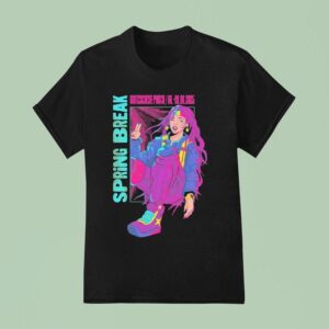 Sputnik Spring Break Festival Superheldin T Shirt