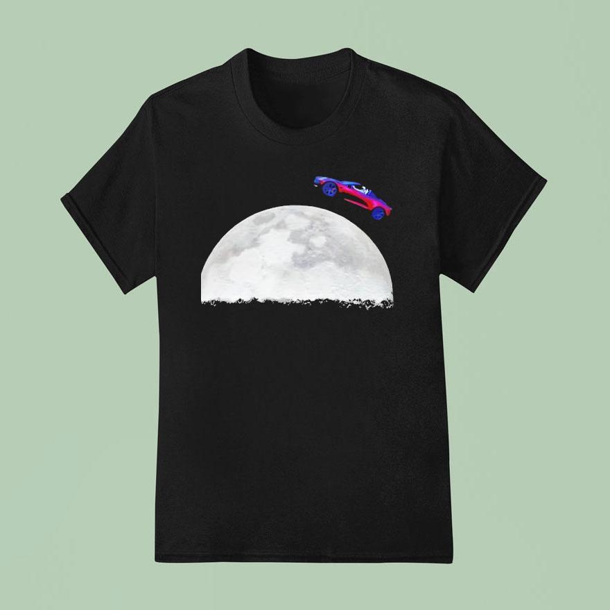 Starman Drove Over The Moon T Shirt