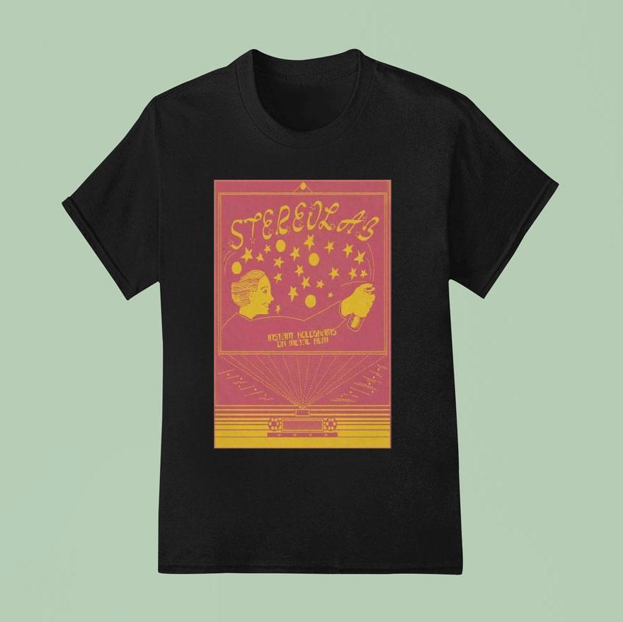 Stereolab Instant Holograms On Metal Film T Shirt