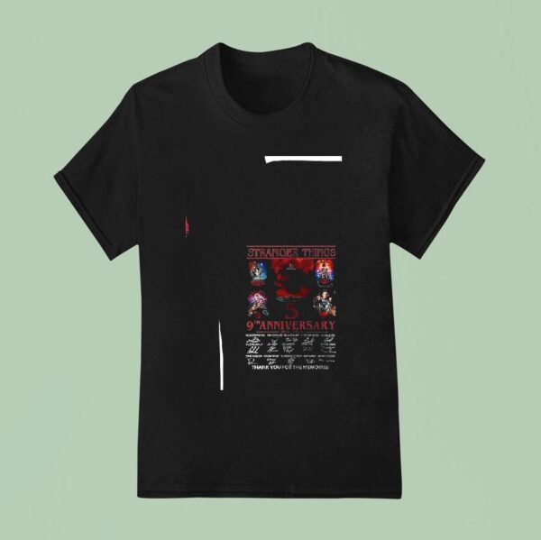 Stranger Things One Last Adventure Th Anniversary Thank You For The Memories T Shirt